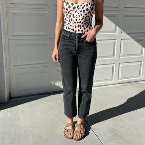 Urban Outfitters Straight Leg Black Denim